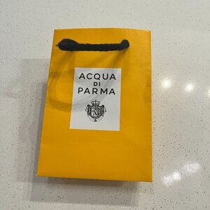 Acqua di Parma Mini Shopping Bag + Ribbon Handle | Perfume/Gift Bag | Collectibl